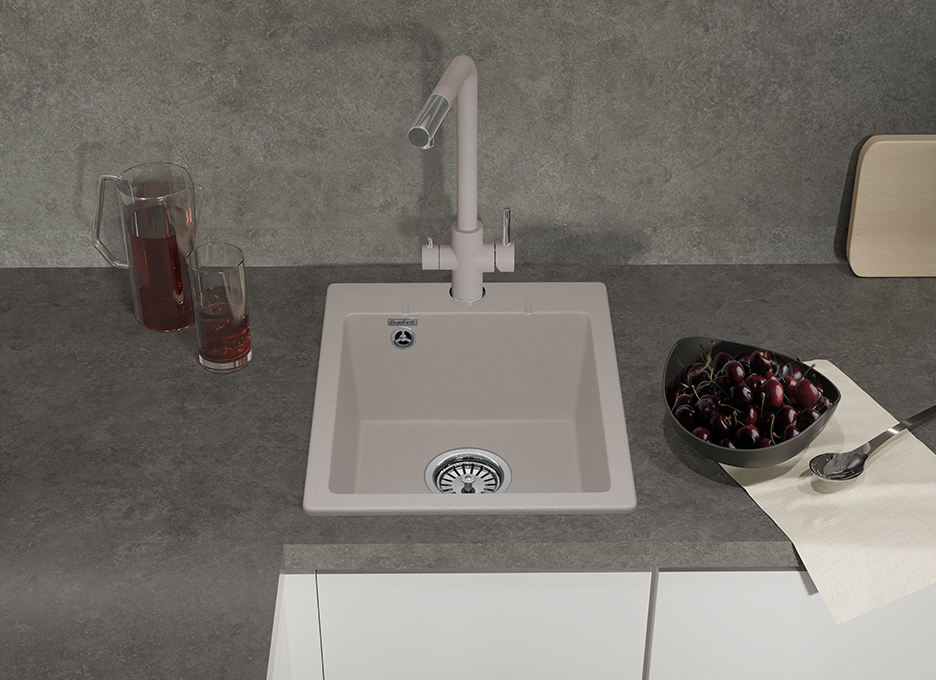 Мойка для кухни GranFest URBAN GF-URBAN 240 240 песочный