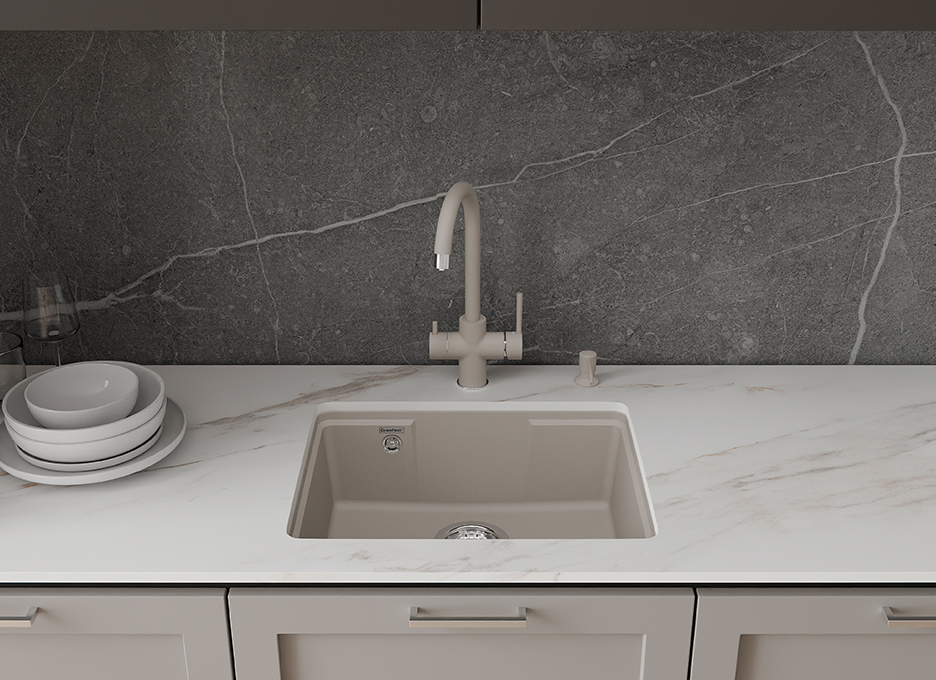 Мойка для кухни GranFest URBAN GF-URBAN 4555 4555 песочный