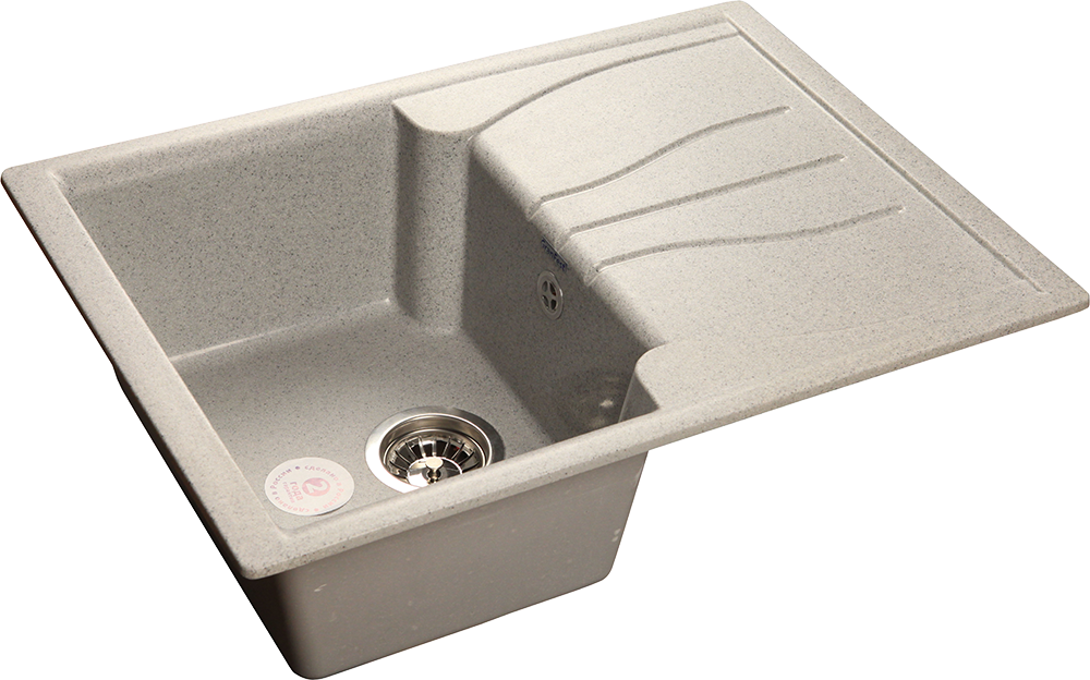 Мойка для кухни GranFest Композит  STANDART 680L S-680L серый