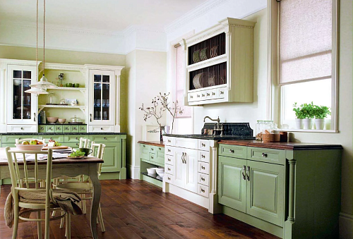 Кухня в английском стиле: цветовая палитра, варианты отделки, выбор мойки