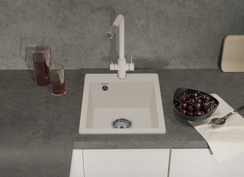 Мойка для кухни GranFest URBAN GF-URBAN 240 240 белый