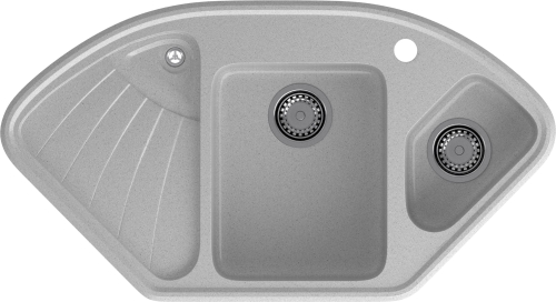 Мойка для кухни GranFest Композит  CORNER 1040E C-1040E серый