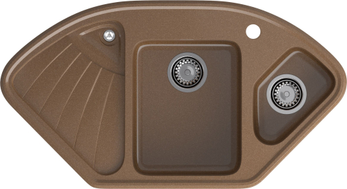 Мойка для кухни GranFest Композит  CORNER 1040E C-1040E терракот