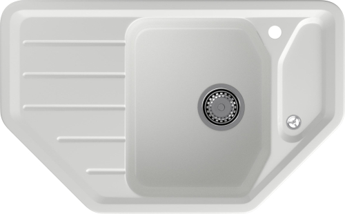 Мойка для кухни GranFest Композит  CORNER 800E C-800E иней