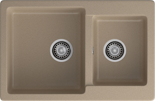 Мойка для кухни GranFest Композит  PRACTIK 780K P-780K песочный Мойка для кухни GranFest Композит  PRACTIK 780K P-780K песочный