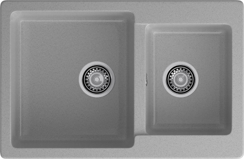 Мойка для кухни GranFest Композит  PRACTIK 780K P-780K серый
