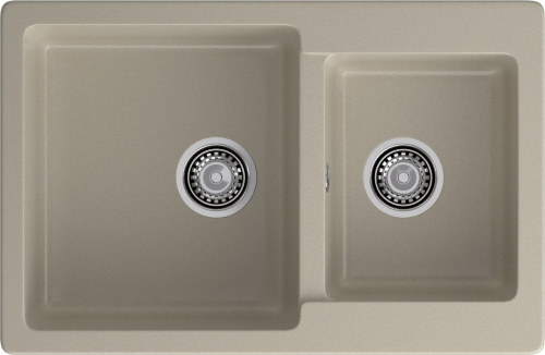 Мойка для кухни GranFest Композит  PRACTIK 780K P-780K топаз