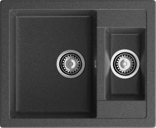 Мойка для кухни GranFest Композит  QUADRO 610K Q-610K графит