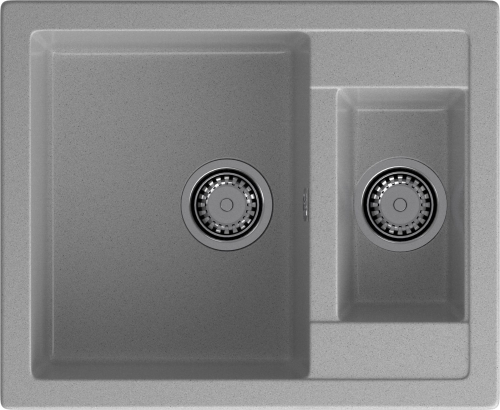 Мойка для кухни GranFest Композит  QUADRO 610K Q-610K серый