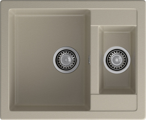 Мойка для кухни GranFest Композит  QUADRO 610K Q-610K топаз