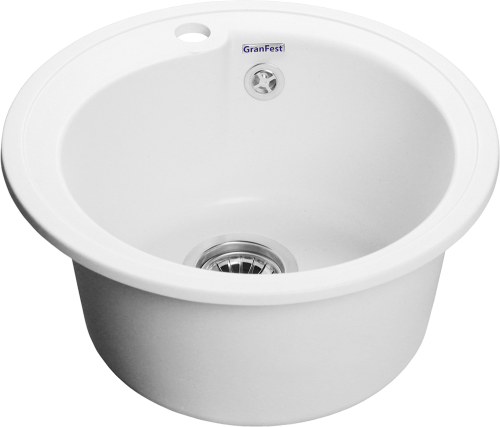 Мойка для кухни GranFest Композит  RONDO 450 R-450 иней