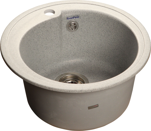 Мойка для кухни GranFest Композит  RONDO 450 R-450 серый