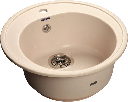 Мойка для кухни GranFest Композит  RONDO 510 R-510 белый