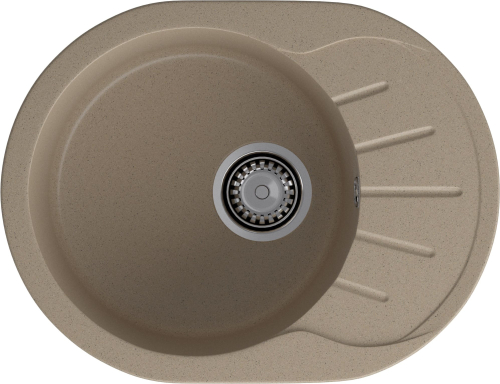 Мойка для кухни GranFest Композит  RONDO 580L R-580L песочный