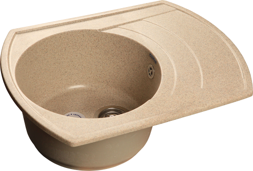 Мойка для кухни GranFest Композит RONDO 650L R-650L песочный Мойка для кухни GranFest Композит RONDO 650L R-650L песочный
