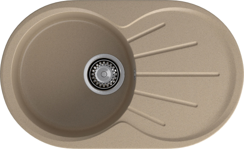 Мойка для кухни GranFest Композит  RONDO 750L R-750L песочный