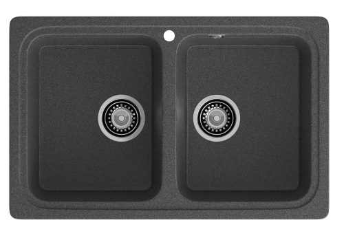 Мойка для кухни GranFest Композит  STANDART 780K S-780K графит