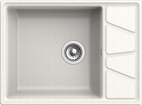 Мойка для кухни GranFest Композит  VERTEX 680L V-680L белый