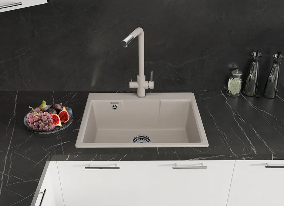 Мойка для кухни GranFest URBAN GF-URBAN 658 658 песочный