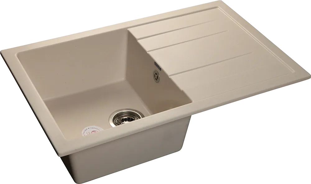 Мойка для кухни GranFest Композит  QUADRO 780L Q-780L белый