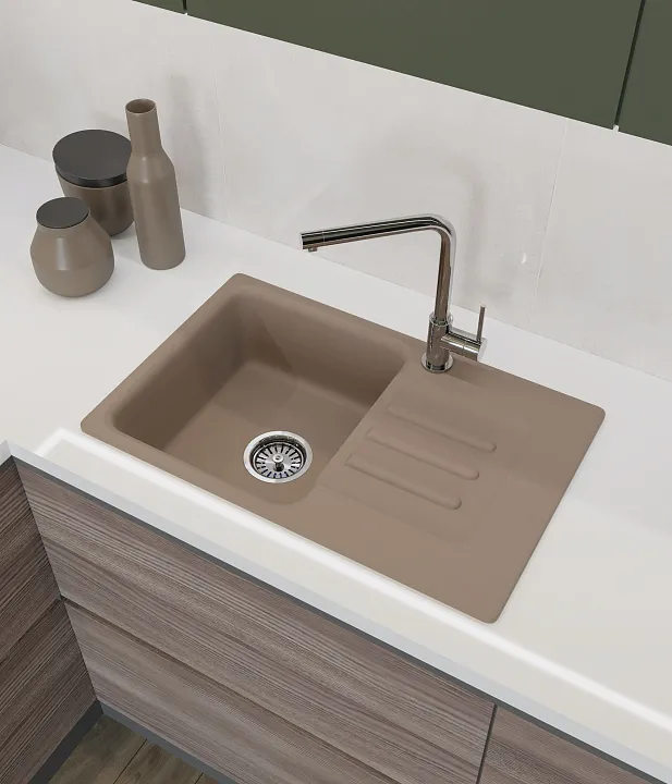 Мойка для кухни GranFest SMART GF-SMART 680L 680 L песочный