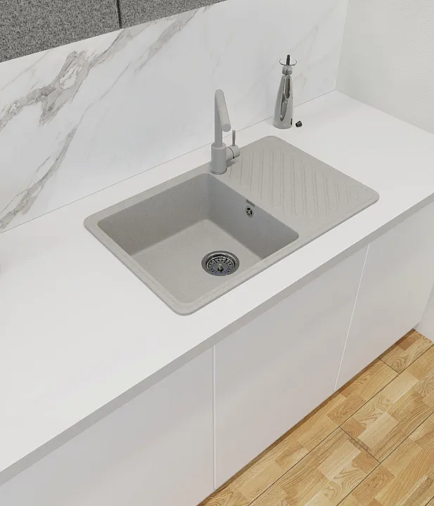 Мойка для кухни GranFest QUARZ GF-QUARZ 52 52 серый