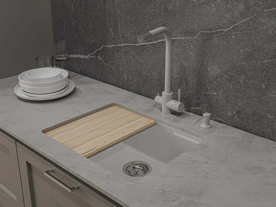 Мойка для кухни GranFest URBAN GF-URBAN 4555 4555 серый