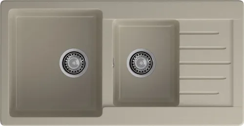 Мойка для кухни GranFest Композит  PRACTIK 980KL P-980KL топаз