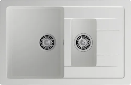 Мойка для кухни GranFest Композит QUADRO 775KL Q-775KL иней Мойка для кухни GranFest Композит QUADRO 775KL Q-775KL иней