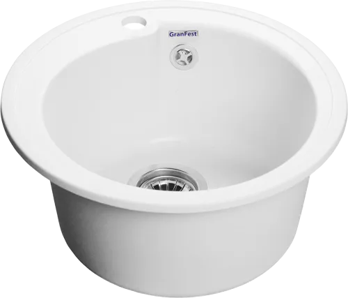 Мойка для кухни GranFest Композит  RONDO 450 R-450 иней