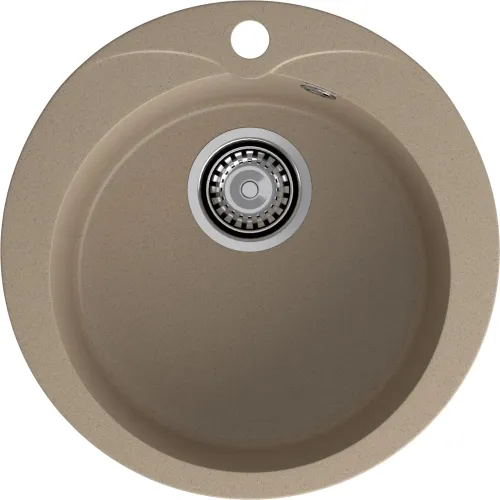 Мойка для кухни GranFest Композит  RONDO 480 R-480 песочный Мойка для кухни GranFest Композит  RONDO 480 R-480 песочный