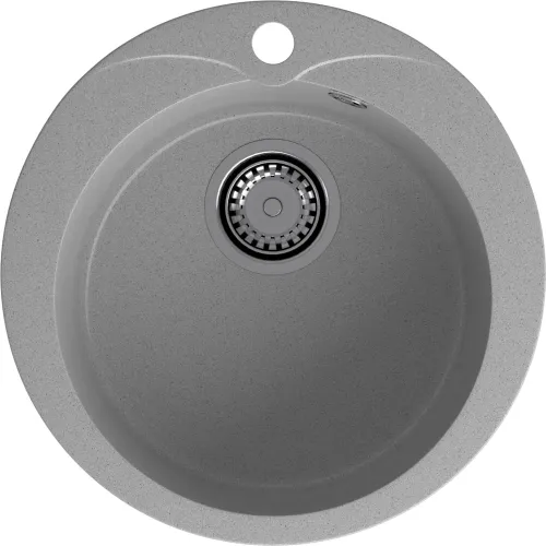 Мойка для кухни GranFest Композит RONDO 480 R-480 серый Мойка для кухни GranFest Композит RONDO 480 R-480 серый