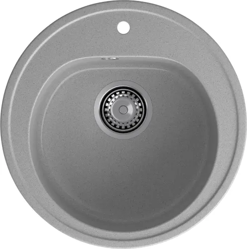 Мойка для кухни GranFest Композит RONDO 510 R-510 серый Мойка для кухни GranFest Композит RONDO 510 R-510 серый