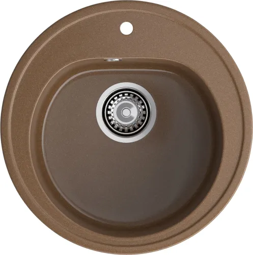 Мойка для кухни GranFest Композит RONDO 510 R-510 терракот Мойка для кухни GranFest Композит RONDO 510 R-510 терракот