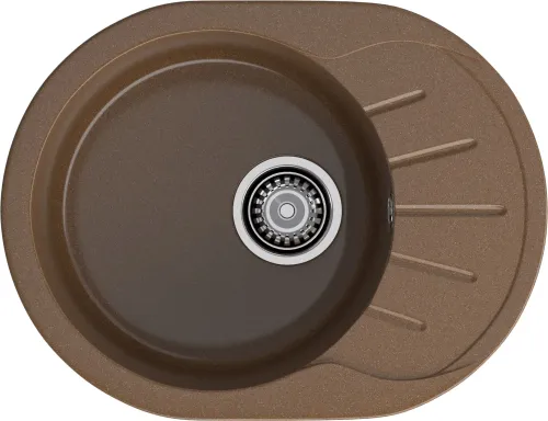 Мойка для кухни GranFest Композит RONDO 580L R-580L терракот Мойка для кухни GranFest Композит RONDO 580L R-580L терракот