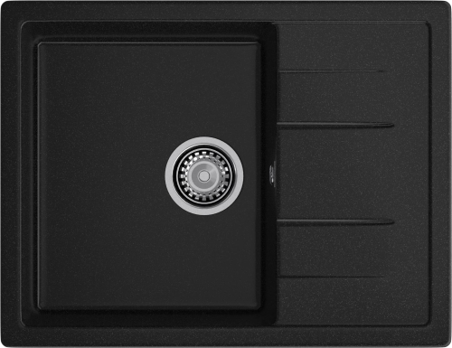Мойка для кухни GranFest Композит QUADRO 650L Q-650L черный Мойка для кухни GranFest Композит QUADRO 650L Q-650L черный