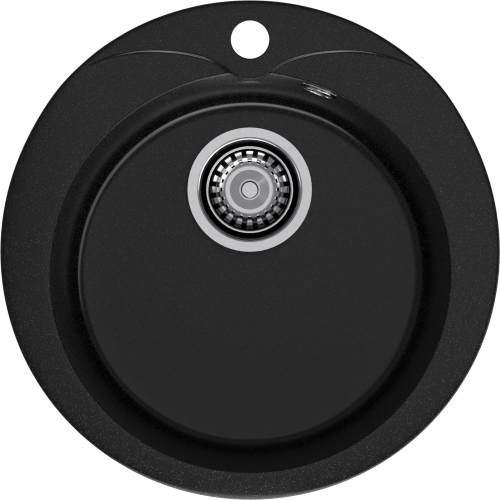 Мойка для кухни GranFest Композит RONDO 480 R-480 черный Мойка для кухни GranFest Композит RONDO 480 R-480 черный
