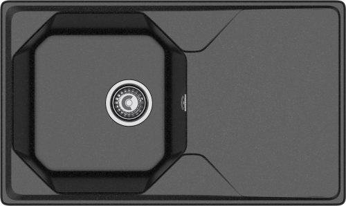 Мойка для кухни GranFest Композит UNIQUE 840L U-840L черный Мойка для кухни GranFest Композит UNIQUE 840L U-840L черный