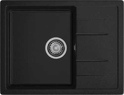 Мойка для кухни GranFest Композит QUADRO 650L Q-650L черный Мойка для кухни GranFest Композит QUADRO 650L Q-650L черный