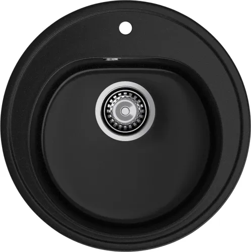 Мойка для кухни GranFest Композит RONDO 510 R-510 черный Мойка для кухни GranFest Композит RONDO 510 R-510 черный