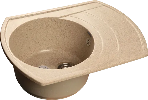 Мойка для кухни GranFest Композит RONDO 650L R-650L песочный Мойка для кухни GranFest Композит RONDO 650L R-650L песочный