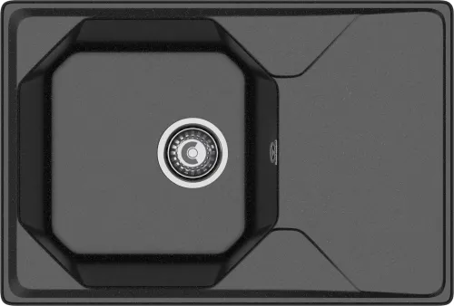 Мойка для кухни GranFest Композит UNIQUE 740L U-740L черный Мойка для кухни GranFest Композит UNIQUE 740L U-740L черный